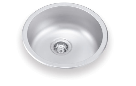 Stainless Steel Kitchen Sink from The Small Bowl Line. Manufactured by Ukinox.