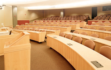 Vycom Lecture Halls. Manufactured by Nevins.