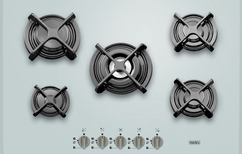 70 CM Gas Cooktop From the Modern Line. Manufactured by Elleci.