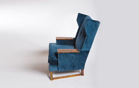 ReDesign Wingback Chair. Designed by David Rasmussen. Manufactured by David Rasmussen Design.