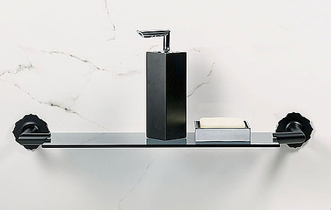 Odin Faucet from the Powder Room Collection. Designed by Jason Wu. Manufactured by Brizo.