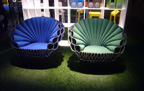 Peacock Chair. Designed by Dror Benshetrit. Manufactured by Cappellini.