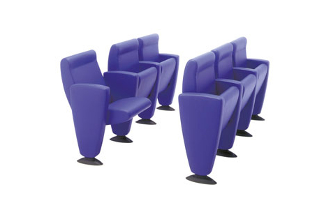 C 600 Auditorium Seating. Designed by Baldanzi and Novelli. Manufactured by Sedia Systems.