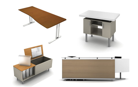 StudioWorks. Manufactured by KI Furniture.
