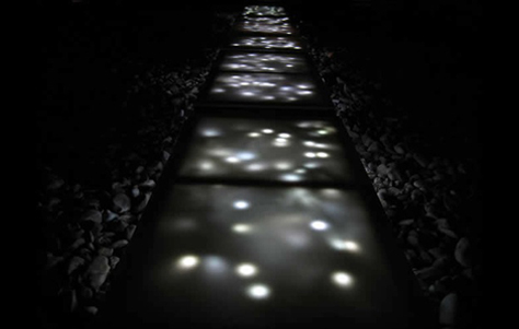 Catwalk LED-Illuminated Decking System. Designed by Luciani Misi and Alex Lorenz. Manufactured by Minimis.