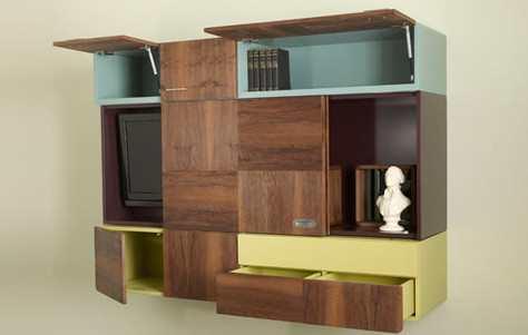 TV Quilt Cabinets from Think Fabricate
