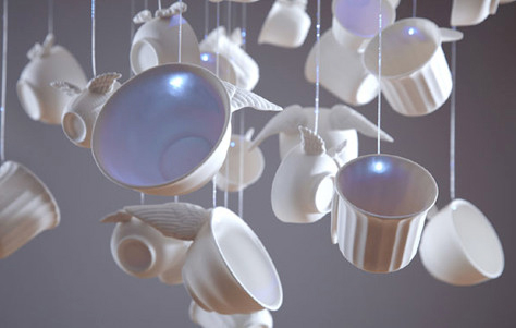 Memoria—100 Cups of Tea Never to Be... Designed by Rebecca Wilson.