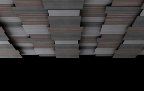 Tectonique Ceiling Tiles by 5.5 Designers for Oberflex
