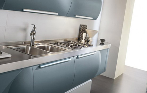 Vivid Italian Flavor: The Space Kitchen by Aster Cucine