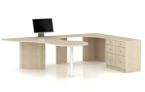 Desk Designs on Trio Of Collaborative Diagonal Desk Designs By Edesk   3rings