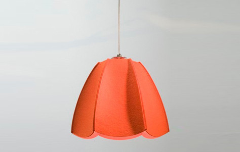 Finished in Felt: The Dolores Pendant Lamp by Shine Labs