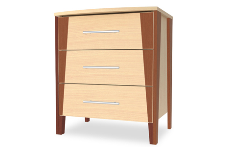 San Francisco bedside table. Manufactured by Kwalu.