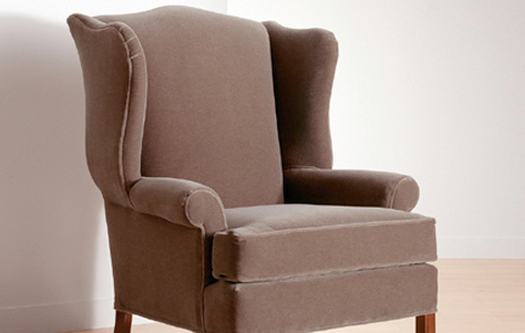 classic wingback chair