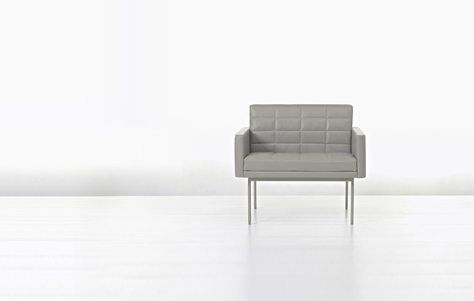 Tuxedo Component Lounge. Designed by BassamFellows. Manufactured by Geiger International.