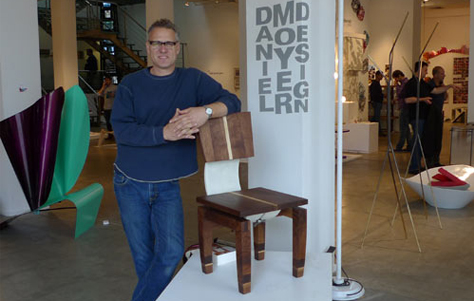 I Would Do Backsprings 4 You chair. Designed by Daniel Moyer Design.