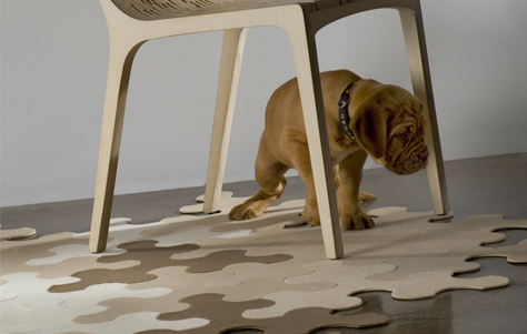 Puzzle Rug Imperial. Designed by Nauris Kalinauskas. Manufactured by Contraforma.