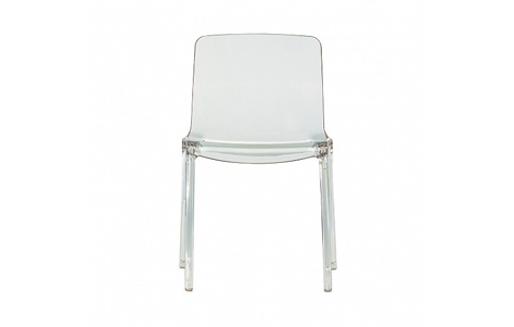 Tiffany side chair in translucent. Manufactured by Loewenstein.