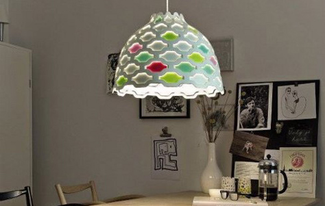 LC Shutters pendant lamp. Designed by Louise Campbell. Manufactured by Louis Poulsen.