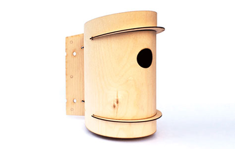 His and Hers Nest Boxes. Designed by Desinature.