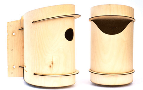 His and Hers Nest Boxes. Designed by Desinature.