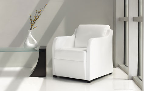ChiChi Lounge Seating. Designed by John Stafford & Chris Carter Design, LLC. Manufactured by Darran.