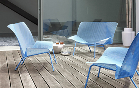 Grillage chair. Designed by Francois Azambourg. Manufactured by Ligne Roset.