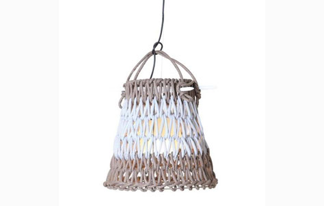 Knottee Hanging Lamp. Designed by Kenneth Cobonpue. Manufactured by Hive.