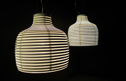 Foscarini Behive Light, Salone 2012, linear, slats