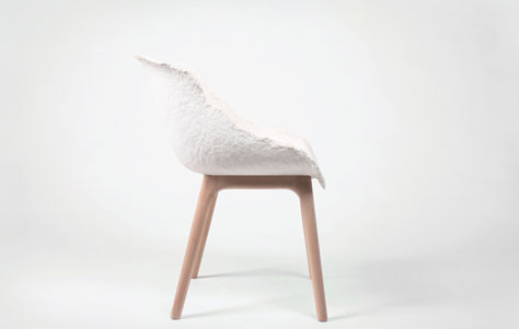 Gù Chair. Designed by Zhang Lei, Christoph John, and Jovana Bogdanovic. Manufactured by From Yuhang.