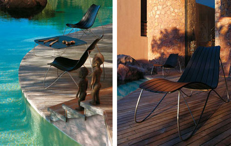 Kolorado Lounger. Designed by Mark Robson. Manufactured by Sifas.