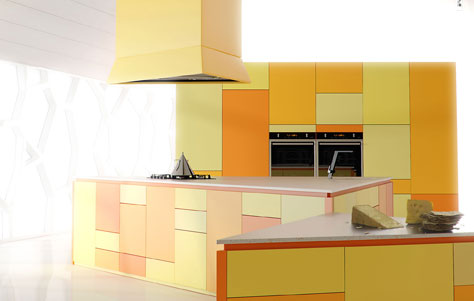 Fresh 3 - Industrialism kitchen design. Designed by Pikcells.