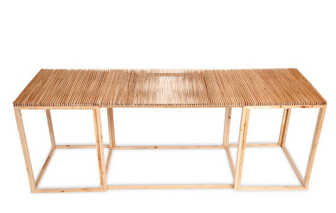 Fan Table. Designed by Mauricio Affonso.