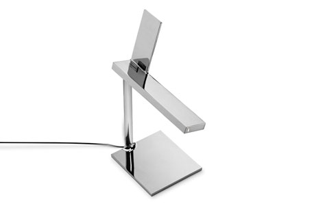 D'E-light task lamp. Designed by Philippe Starck. Manufactured by Flos.
