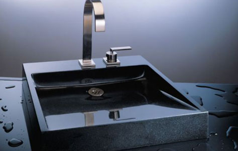 2Tone sink. Manufactured by Stone Forest.