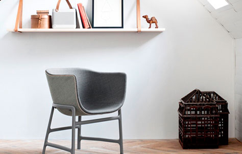 Minuscule Chair. Designed by Cecilie Manz. Manufactured by The Republic of Fritz Hansen.