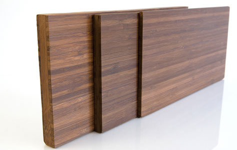 Chocolate Bamboo Panels. Manufactured by Kirei.