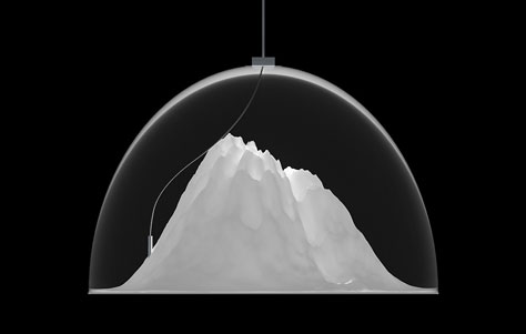 Mountain View Lamp. Designed by Dima Loginoff.
