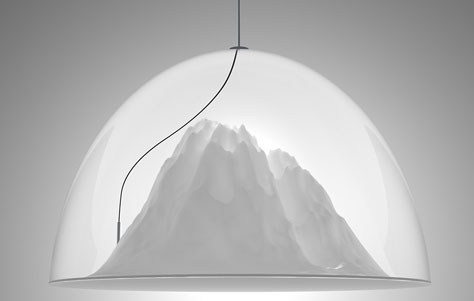 Mountain View Lamp. Designed by Dima Loginoff.