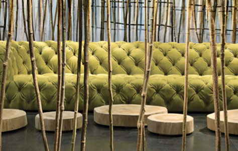 Chester Moon Sofa. Designed by Paola Navone. Manufactured by Baxter.