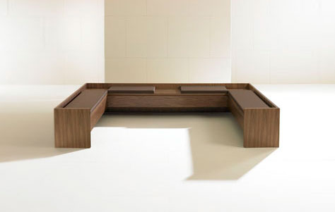 Linea Bench Series. Designed by Mario Ruiz. Manufactured by HBF.