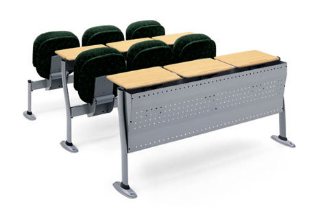 Copernicus fixed seating. Manufactured by Sitmatic.