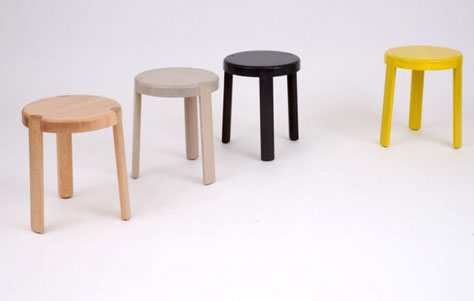 Swedish Baby stools. Designed by St-Ely. Manufactured by Lerival.