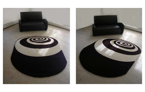 High and Low Hand-Tufted Rug. Designed by Belkis Balpinar.