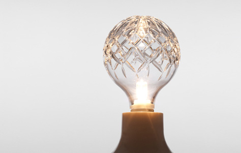 Crystal Bulb lighting. Designed by Lee Broom.