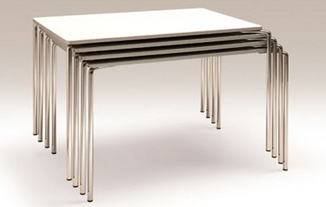 Clip table. Designed by Komplot Design. Manufactured by Fora Form.