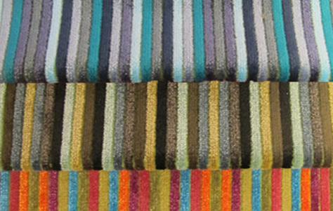 Chantal Stripe. Manufactured by Yoma Textiles.