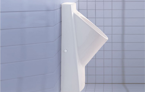Architec Dry urinal. Manufactured by Duravit.
