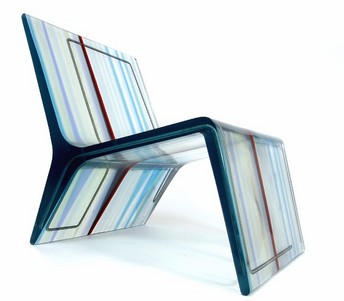 chair, Lounge Chair, Omer Arbel, opaque, resin, stainless steel