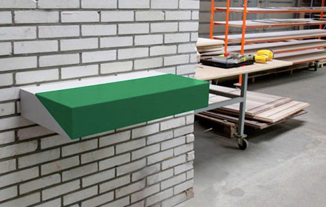Arco, desk, Raw Edges design, shelf, small desk, small workspace, student desk, transformable shelf, wall desk, wooden desk, workspace, worksurface