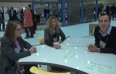 NeoCon East: Izzy+ Promotes Collaboration collaboration, office chair, office table, stool, video, writeable surface